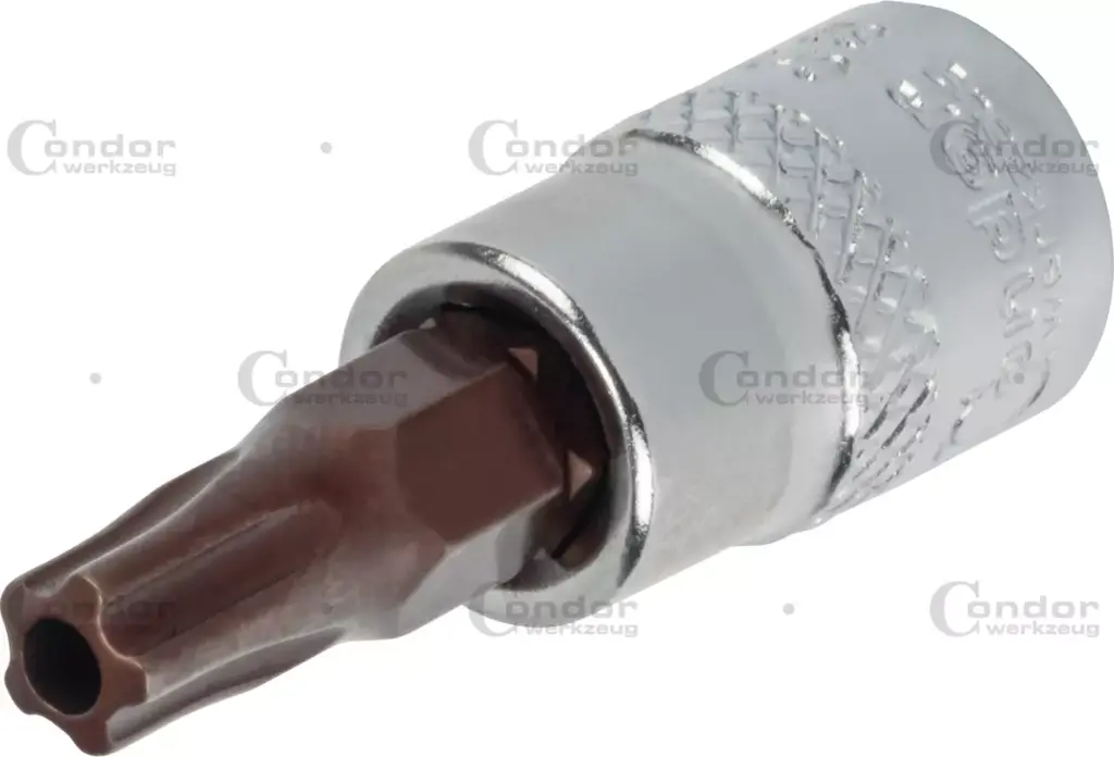 CONDOR KÄRKIHYLSY XCESS 1/4" TORX 5 KULMA TAMPERPROOF TS10X37MM