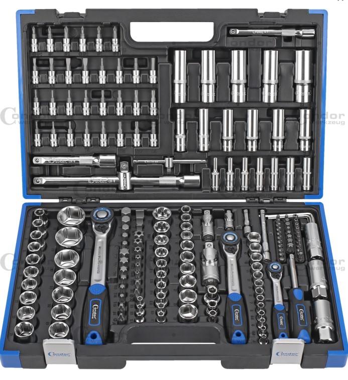 CONDOR HYLSY SARJA 180 OSAA 1/4+3/8+1/2" KUUSIO 4-32MM