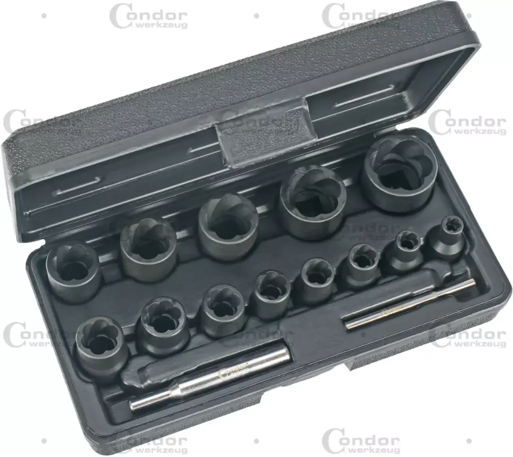 CONDOR ERIKOIS HYLSYSARJA VASTAKIERRE PROFIILI 15 OSAA 1/4+1/2" 6