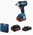 BOSCH AKKUISKUMUTTERINVÄÄNNIN 1/2' GDS 18V-450 HC 800NM + 2X5AH JA LATURI SOLO