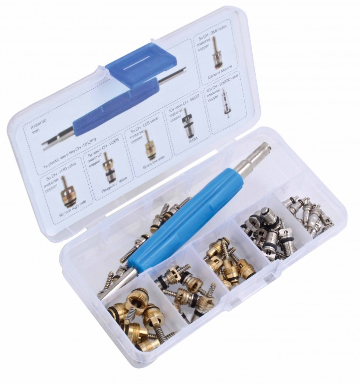 YLEISVENTTIILISARJA 6 ERI VENTIILIÄ JA AVAIN