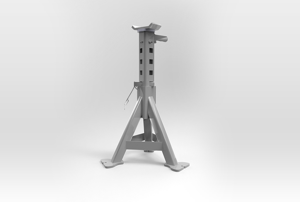 FINKBEINER LS08 SÄÄDETTÄVÄ AKSELIPUKKI 8.2T 535-790MM