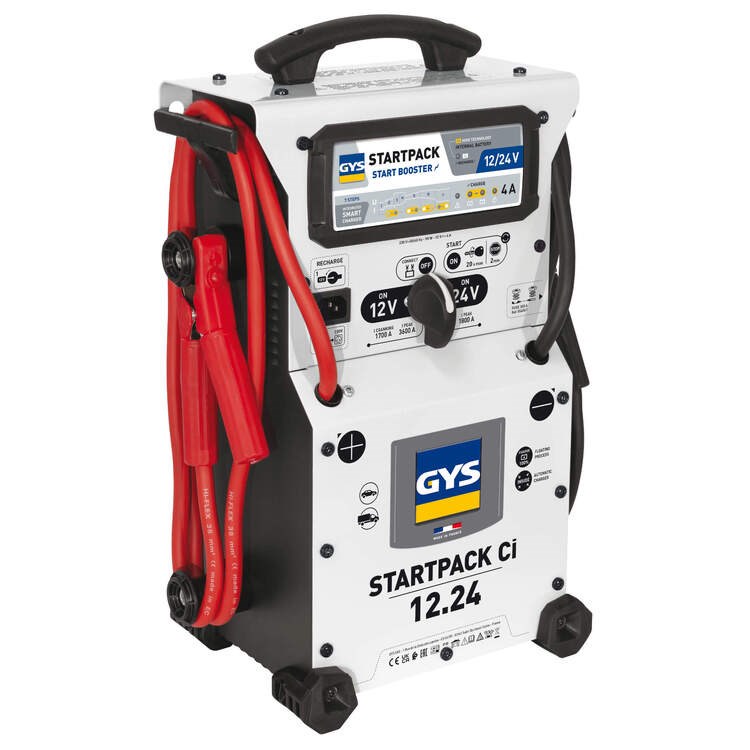 GYS STARTPACK 12.24 CI STARTTIBOOSTERI 12/24V HUIPPUVIRTA 3600A/1800A