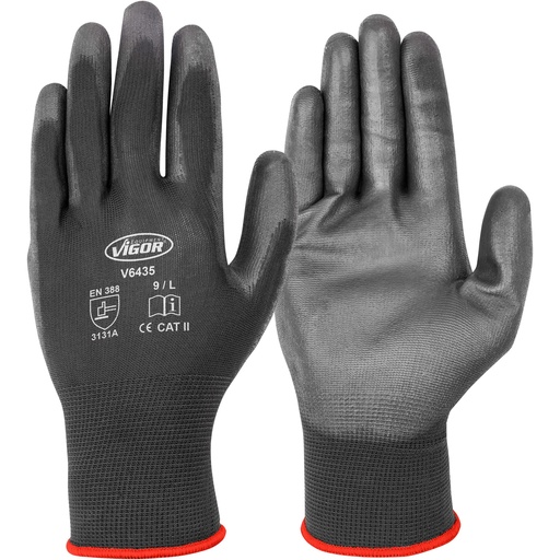 [V6435-XL] PU TYÖKÄSINE 10/XL
