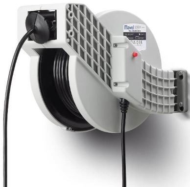 [826080] SÄHKÖKELA 3 X 2.5 MM2  15 M, KUMIKAAPELI JA PISTOKE  AVOKELA, 1600W KELATTUNA, 3500W ULOS VEDETTYNÄ