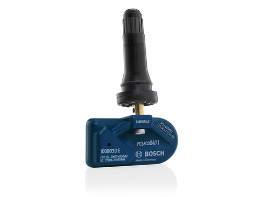 [F026C00469] TPMS UNIVERSAL VENTTIILI SNAP-IN KUMI MUSTA